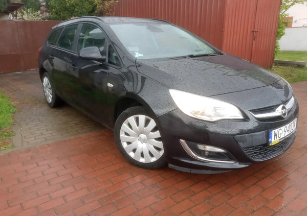 Opel Astra cena 25900 przebieg: 69000, rok produkcji 2013 z Lubliniec małe 37